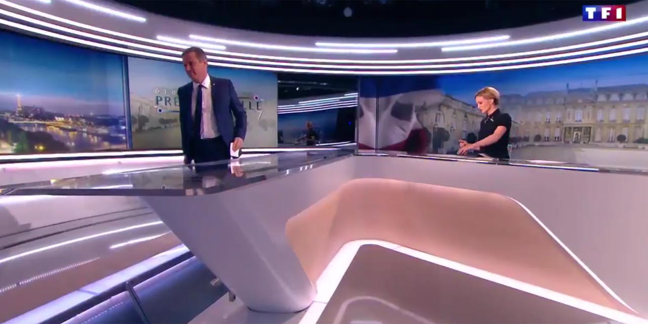 NICOLAS DUPONT AIGNAN quitte le plateau de TF1