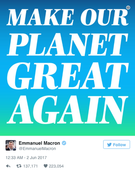 TWEET : Emmanuel Macron le plus populaire